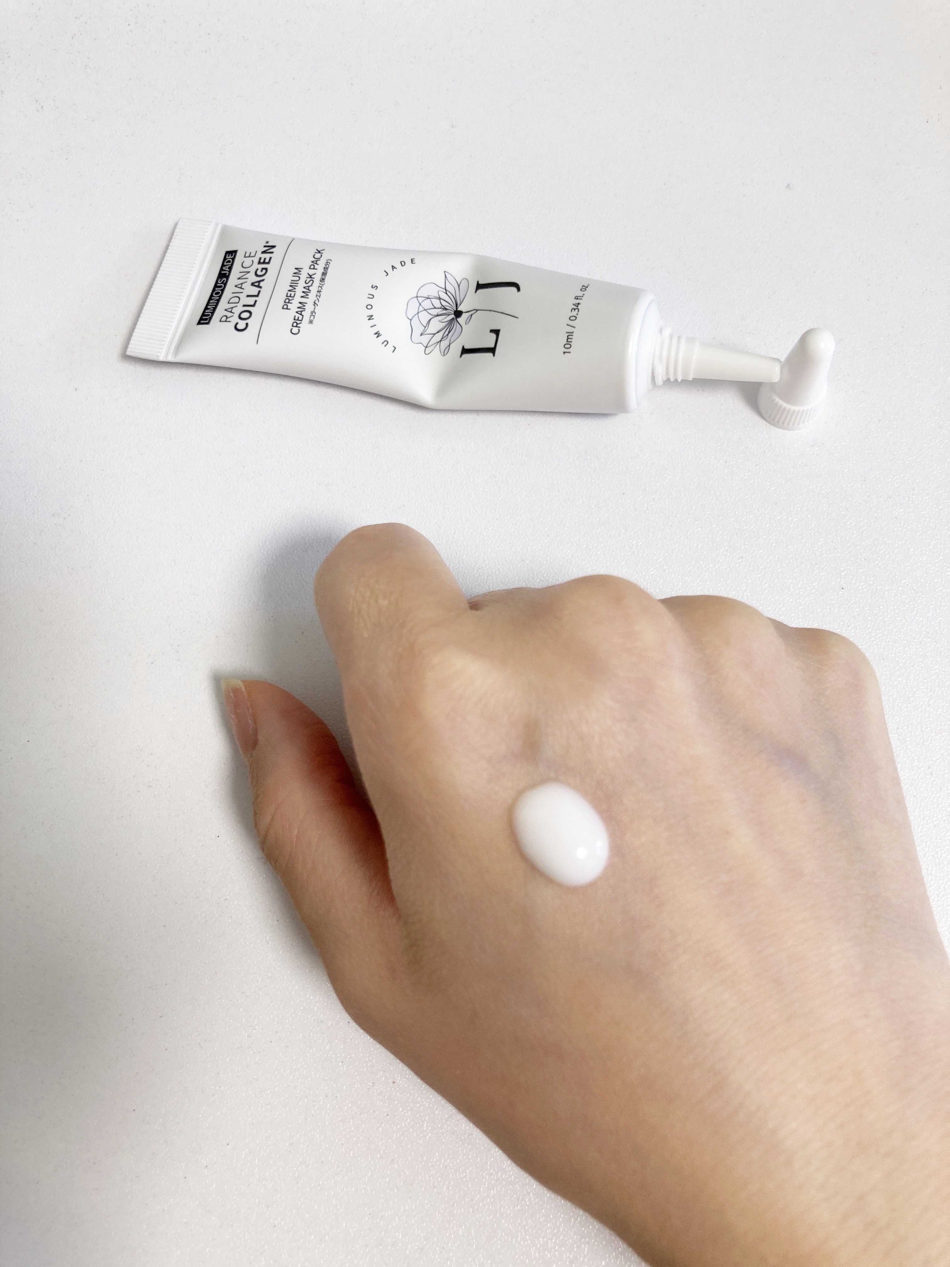 ラディアンスコラーゲンプレミアムクリームマスクパック/ LUMINOUS JADE/シートマスク・パックを使ったクチコミ（2枚目）