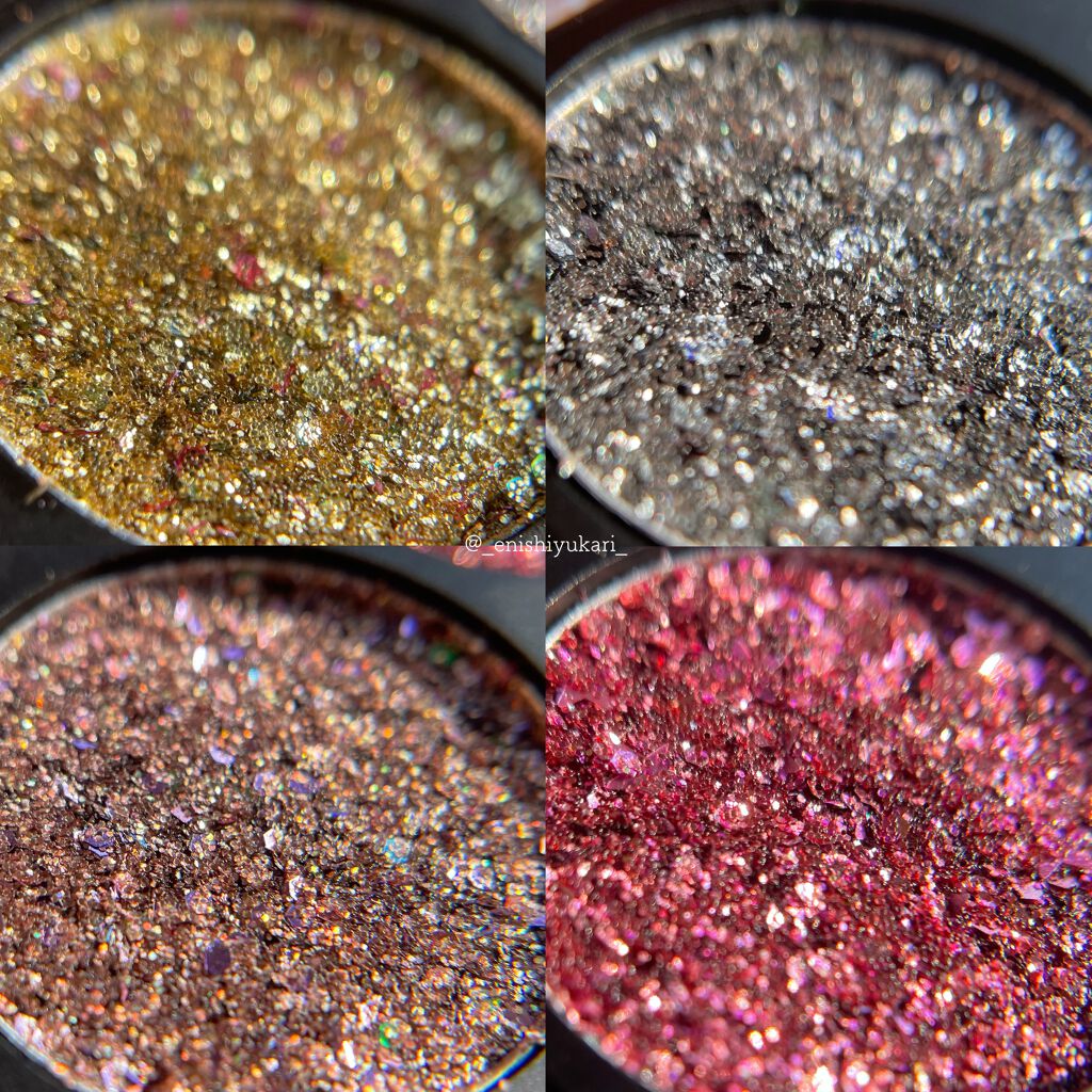 4COLOR GLITTER MIX EYESHADOW/HANDAIYAN/ジェル・クリームアイシャドウを使ったクチコミ(3枚目)