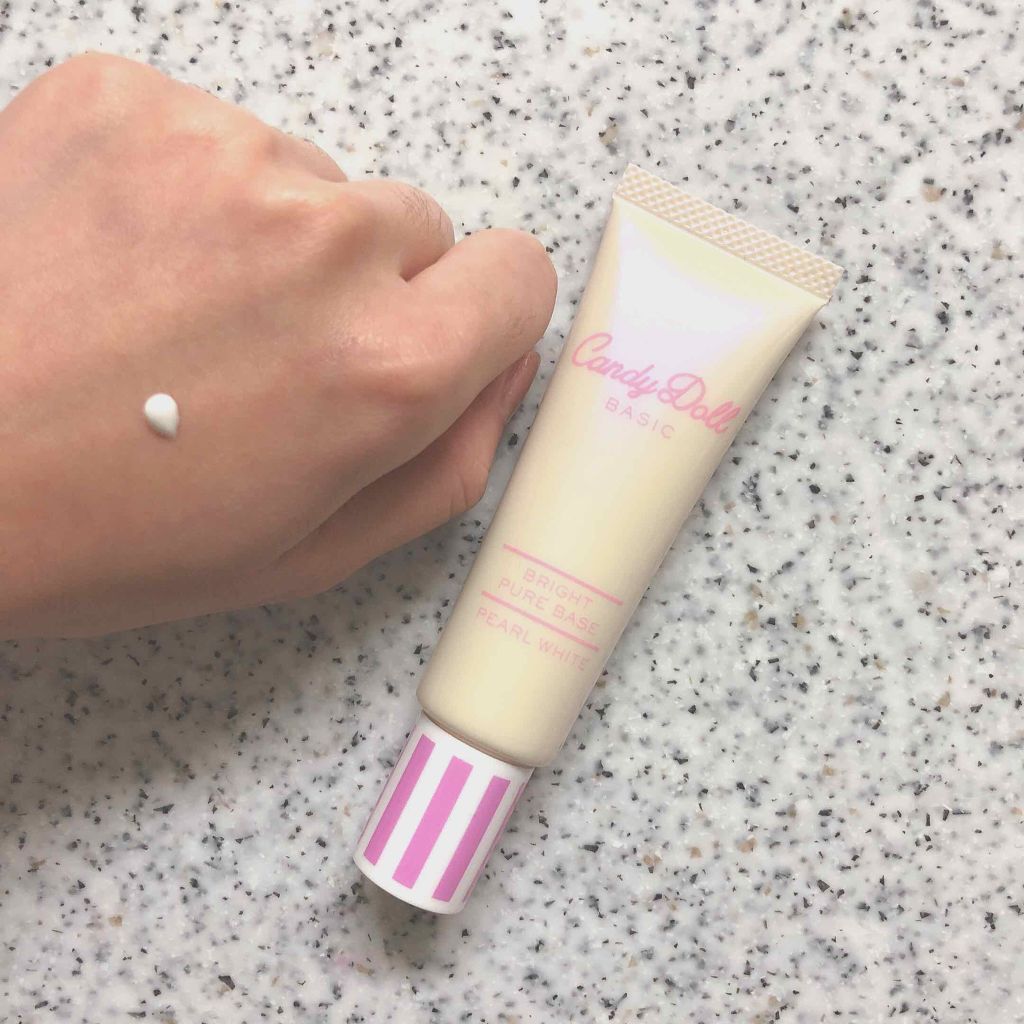 ブライトピュアベース パールホワイト/CandyDoll/化粧下地を使ったクチコミ（1枚目）
