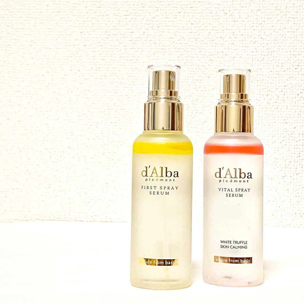 ダルバ ホワイトトリュフファーストスプレーセラム/ダルバ/ミスト状化粧水を使ったクチコミ（1枚目）