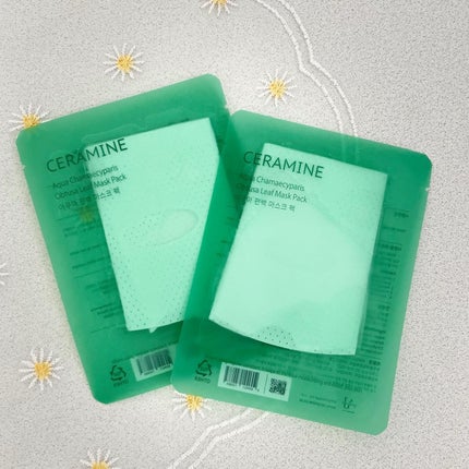 アクアヒノキ水光パック/CERAMINE/シートマスク・パックを使ったクチコミ(1枚目)