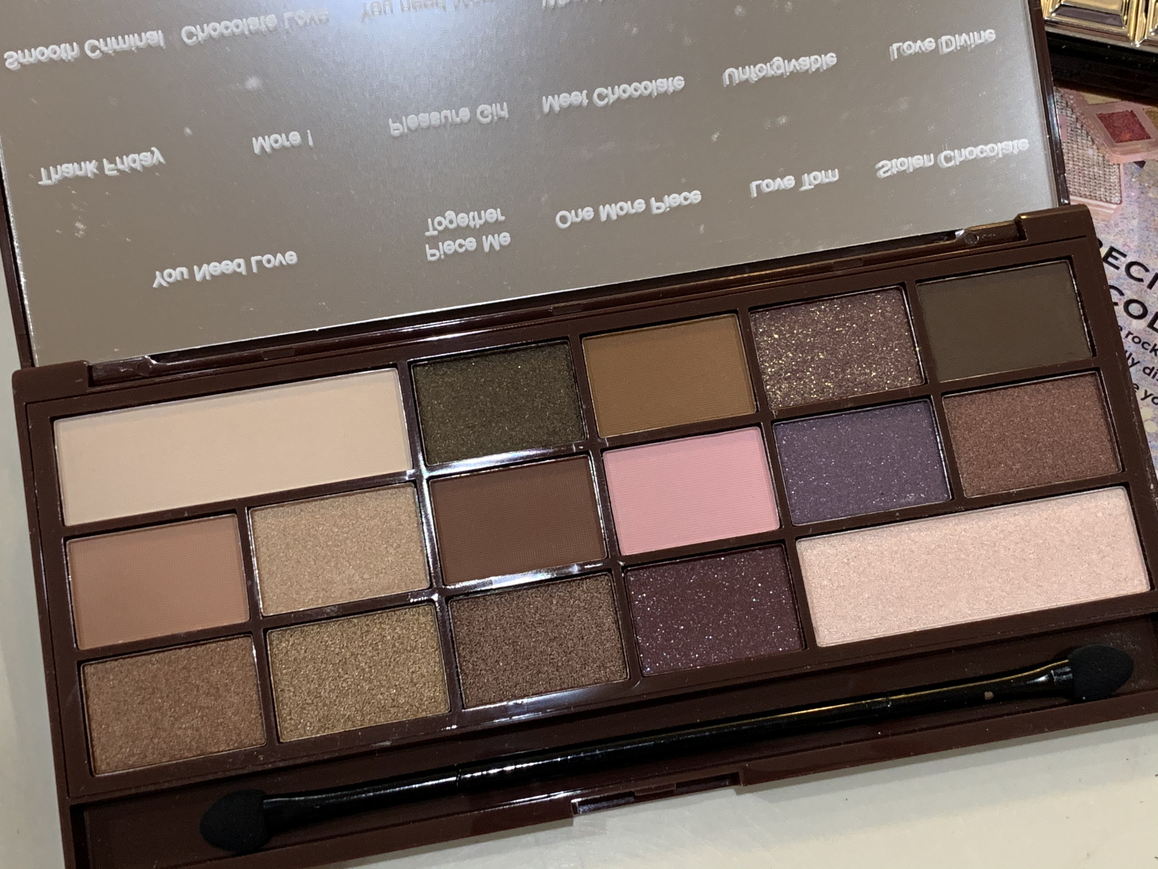 I heart chocolate/I HEART MAKEUP/アイシャドウパレットを使ったクチコミ（1枚目）