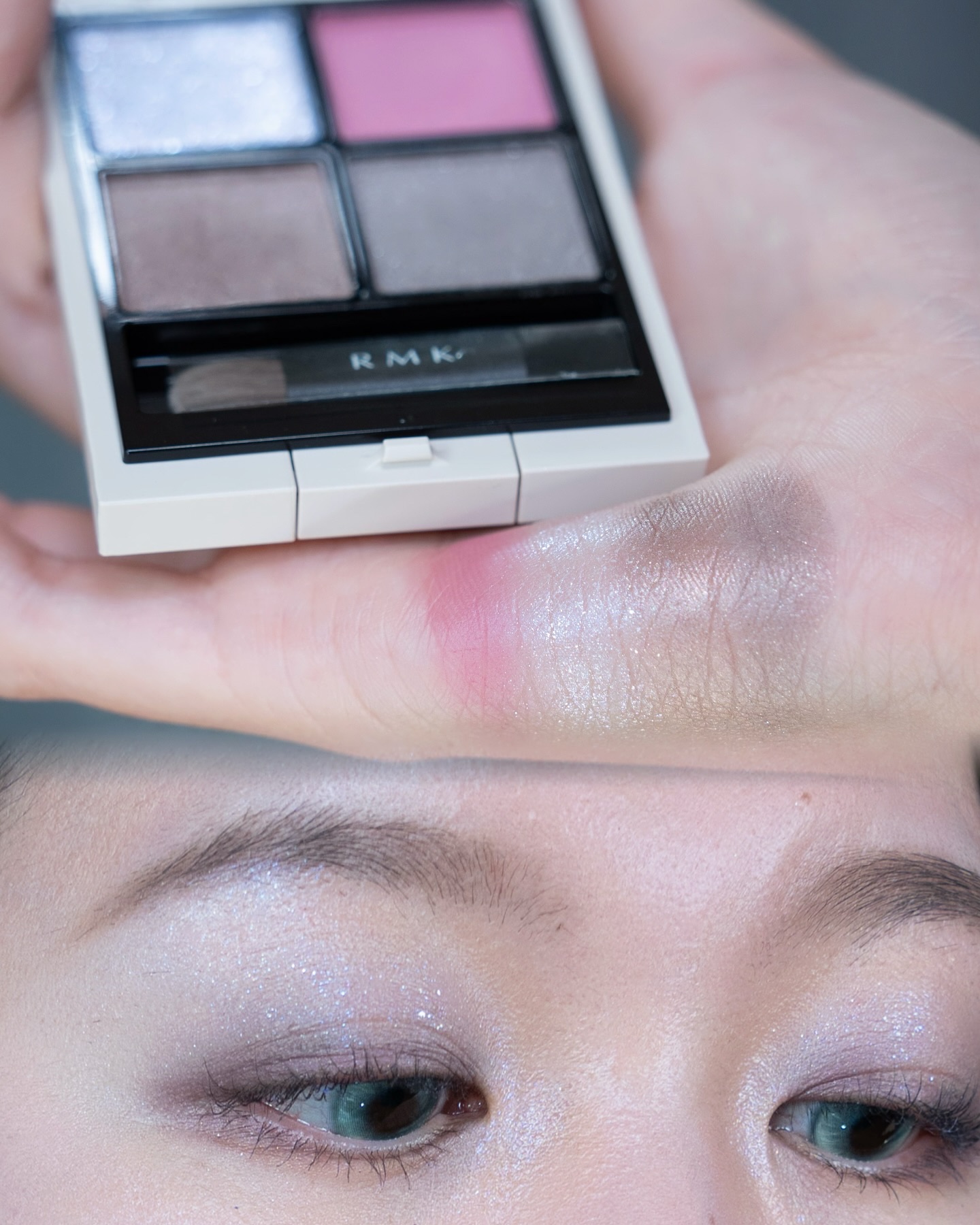 RMK シンクロマティック アイシャドウパレット/RMK/アイシャドウパレットを使ったクチコミ（3枚目）