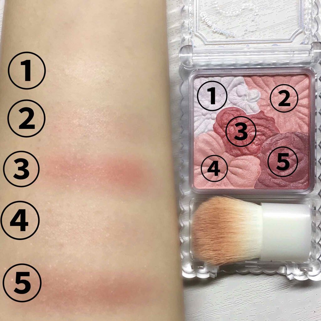 グロウフルールチークス/キャンメイク/パウダーチークを使ったクチコミ（3枚目）