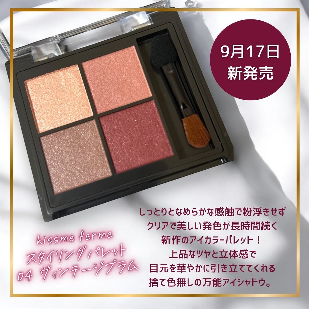 キスミー　フェルム　スタイリングアイパレット/キスミー フェルム/アイシャドウパレットを使ったクチコミ（2枚目）