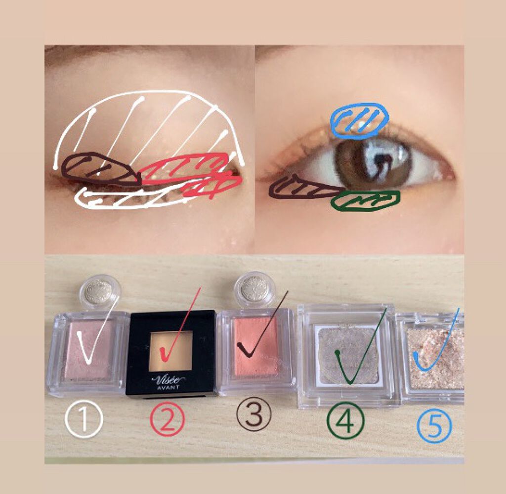 ヴィセ アヴァン シングルアイカラー/Visée/単色アイシャドウを使ったクチコミ（3枚目）