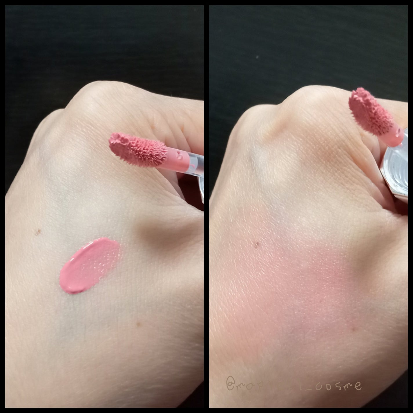 ペタルドロップリキッドブラッシャー/DEAR DAHLIA/リキッドチークを使ったクチコミ(2枚目)