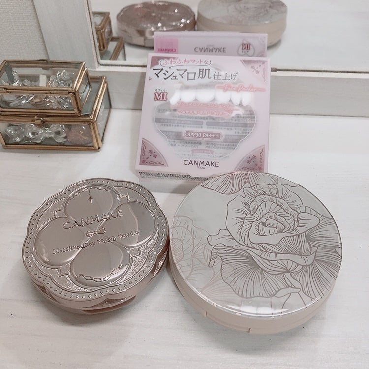 マシュマロフィニッシュパウダー/キャンメイク/プレストパウダーを使ったクチコミ(1枚目)