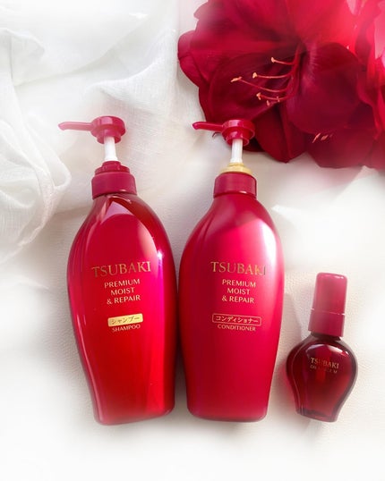 TSUBAKI プレミアム モイスト&リペア シャンプー/コンディショナー/TSUBAKI/市販シャンプーを使ったクチコミ(7枚目)