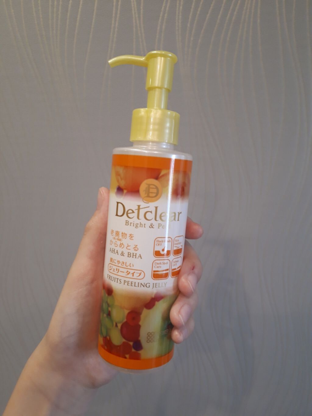 DETクリア ブライト&ピール ピーリングジェリー<ミックスフルーツの香り>/Detclear/ピーリングを使ったクチコミ(1枚目)