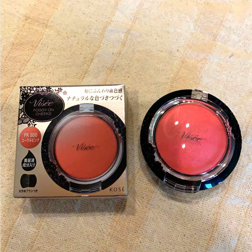 ブライトニングチーク/キスミー フェルム/パウダーチークを使ったクチコミ（1枚目）