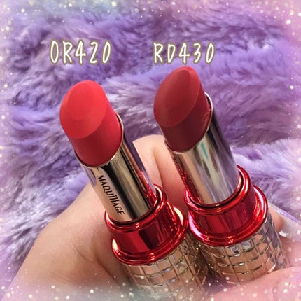 ドラマティックルージュEX RD430 パッションインサイド/マキアージュ/口紅を使ったクチコミ(2枚目)