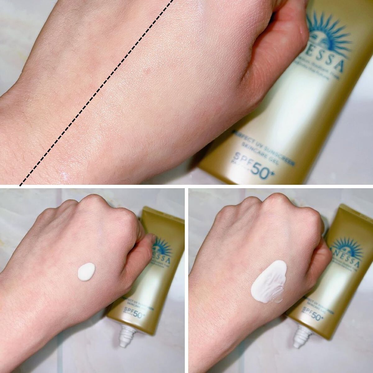パーフェクトUV スキンケアジェル N/アネッサ/日焼け止め・UVケアを使ったクチコミ（2枚目）