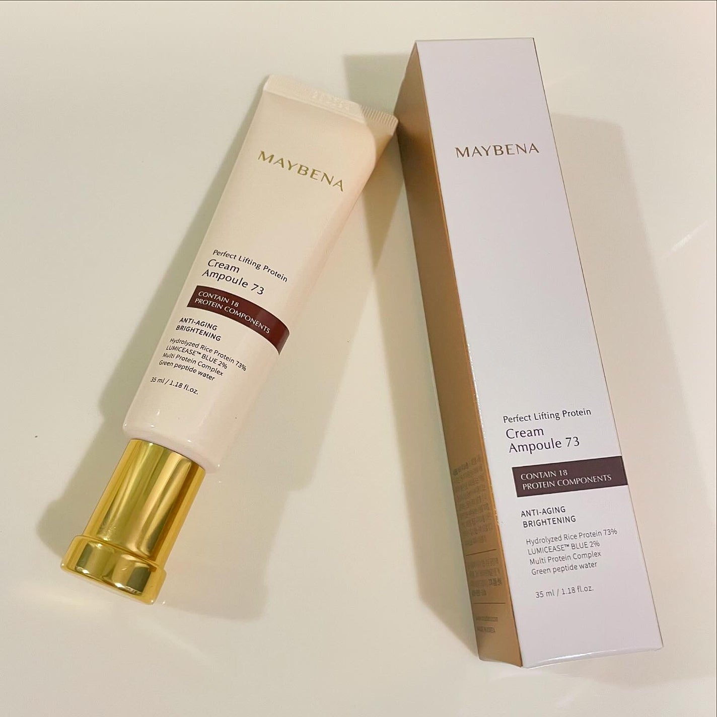 73シワクリーム/MAYBENA/フェイスクリームを使ったクチコミ(3枚目)