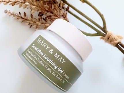 センシティブ スージングジェル/MARY&MAY/フェイスクリームを使ったクチコミ(1枚目)