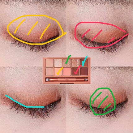 プロ アイ パレット/CLIO/アイシャドウパレットを使ったクチコミ(2枚目)