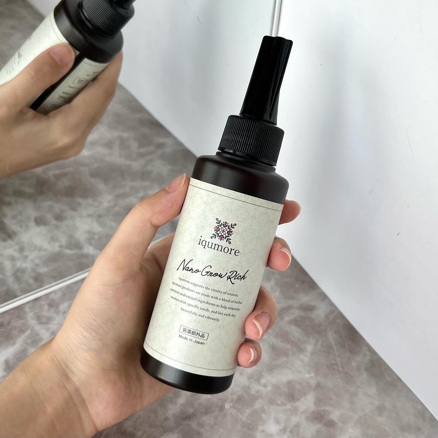 ナノグロウリッチ/iqumore/頭皮ローションを使ったクチコミ（1枚目）