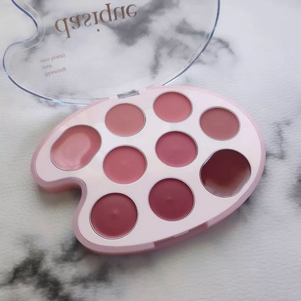 ムードペインティングリップアンドチークパレット/dasique/マルチパレットを使ったクチコミ(4枚目)