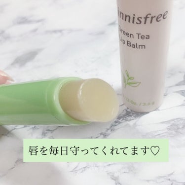 innisfree グリーンティー リップバームのクチコミ「
💚グリーンティーで毎日唇が潤う💚
唇の乾燥撃退アイテム✨

innisfree
グリーンティ.....」（3枚目）