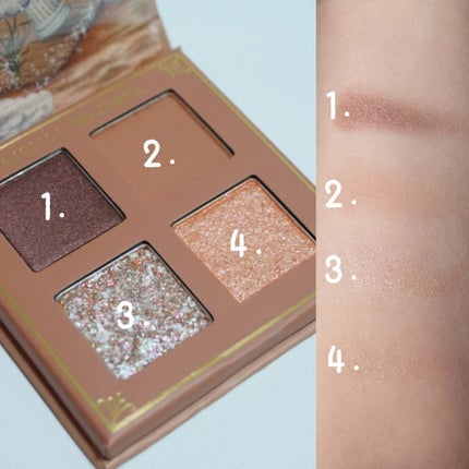 シャドーフラッシュ BE703 ココアベージュ (稲妻スイッチ)/MAJOLICA MAJORCA/アイシャドウパレットを使ったクチコミ(2枚目)