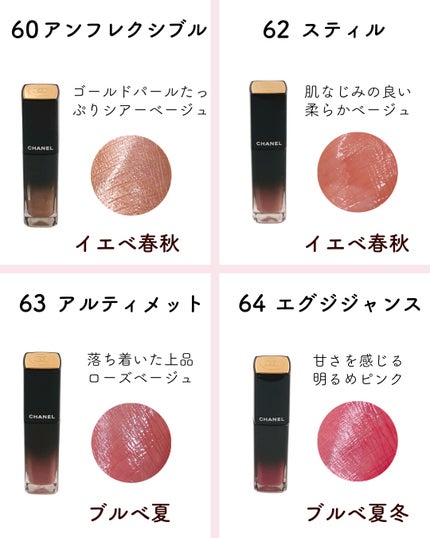 ルージュ アリュール ラック/CHANEL/口紅を使ったクチコミ(3枚目)