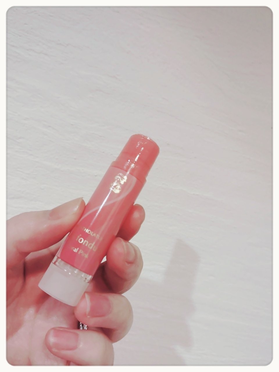 リップフォンデュ コーラルピンク/メンソレータム/リップバームを使ったクチコミ（1枚目）