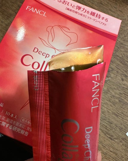 ディープチャージ コラーゲン スティックゼリー/ファンケル/美容サプリメントを使ったクチコミ(1枚目)