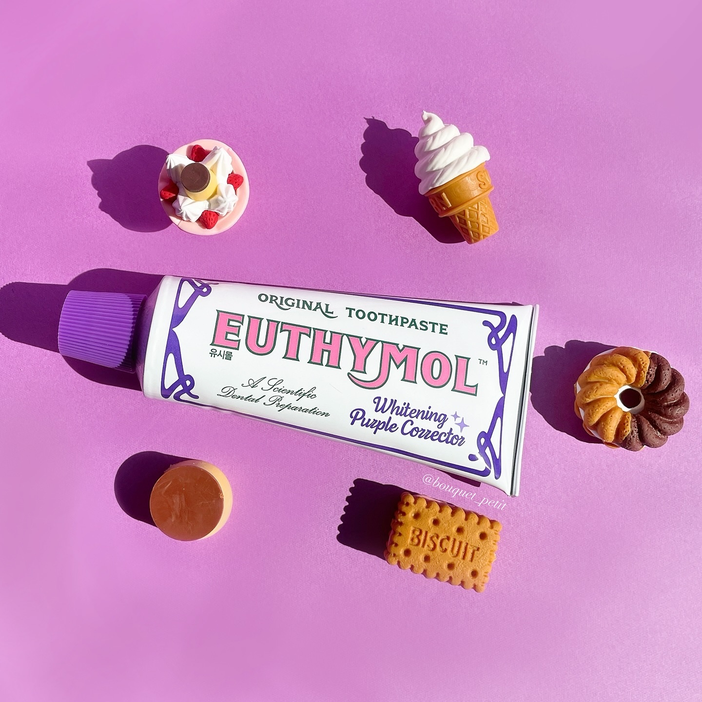 ホワイトパープル歯みがき ピーチフローラルミントの香り/EUTHYMOL/歯磨き粉を使ったクチコミ（1枚目）