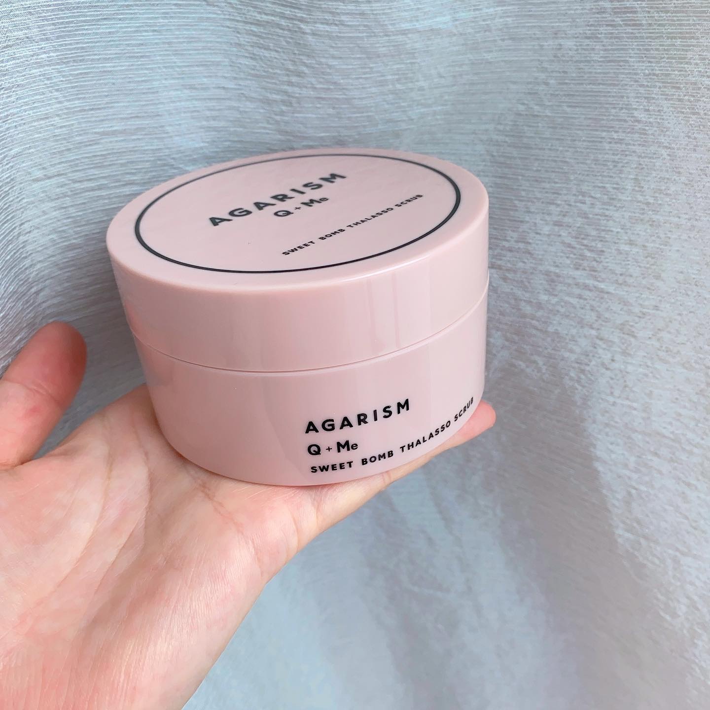 Q+Me スウィート ボム タラソ スクラブ/AGARISM/バストケア・ヒップケアを使ったクチコミ（1枚目）