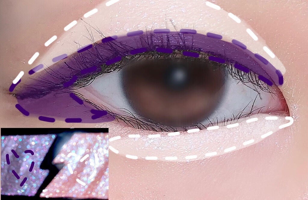 エレクトリックショックアイズ /KATE/アイシャドウパレットを使ったクチコミ(4枚目)