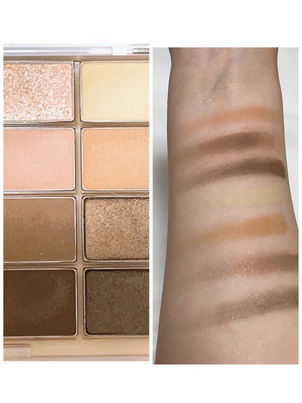 ソフトブラーリングアイパレット/wakemake/アイシャドウパレットを使ったクチコミ(4枚目)