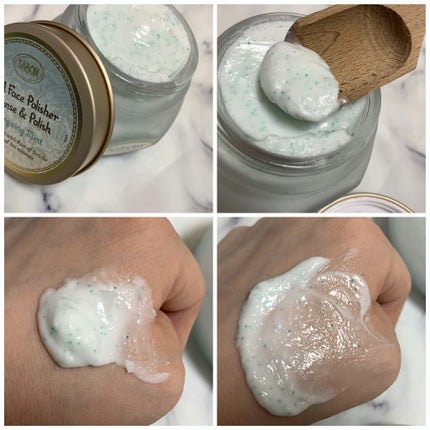 フェイスポリッシャー リフレッシング(ミント)/SABON/スクラブ・ゴマージュを使ったクチコミ(2枚目)