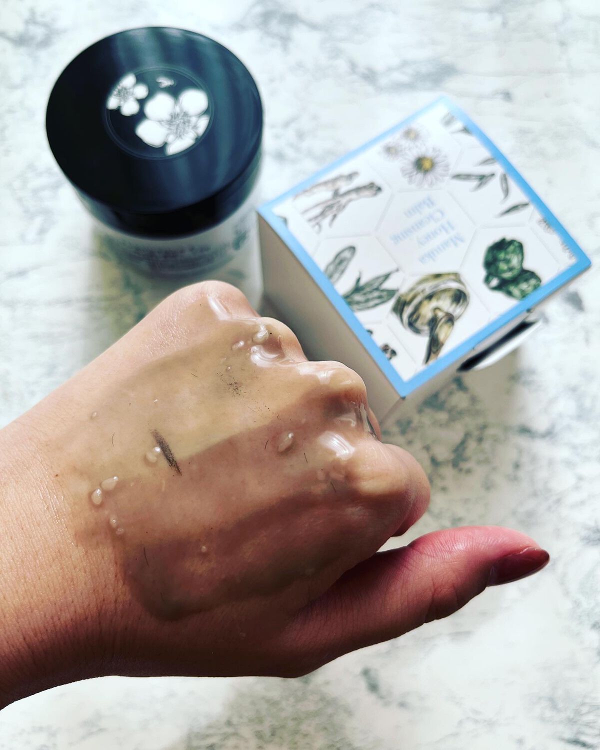 マヌカハニー クレンジングバーム/アピセラピーコスメティクス/クレンジングバームを使ったクチコミ（3枚目）