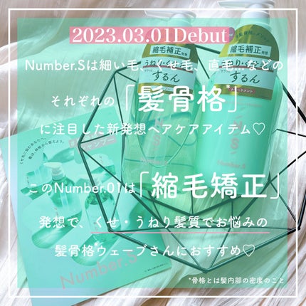 うねりコントロール シャンプー/ヘアトリートメント/Number.S /市販シャンプーを使ったクチコミ(2枚目)