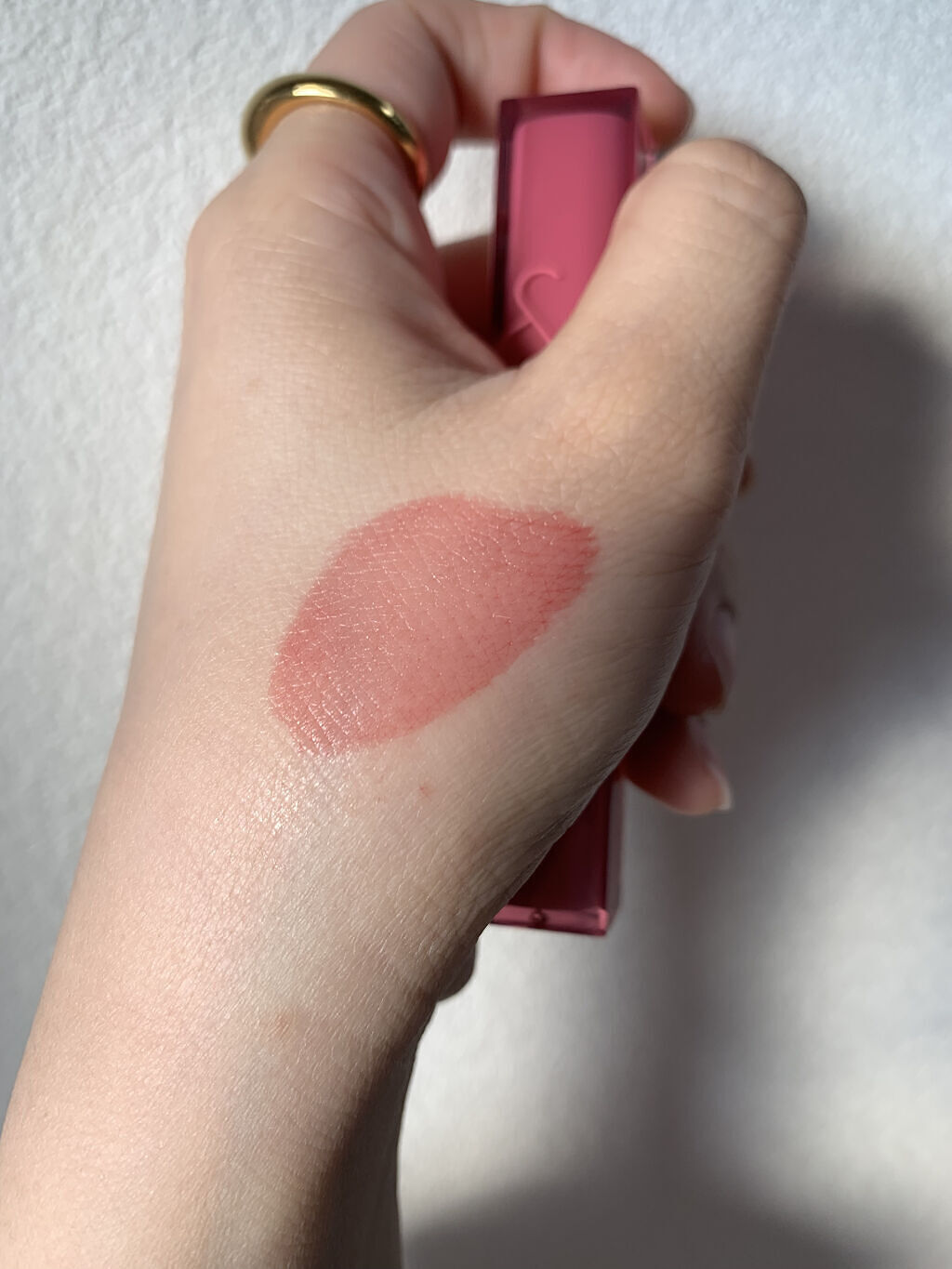 デュイフルウォーターティント 06 チュリアン/rom&nd/リップティントを使ったクチコミ（3枚目）