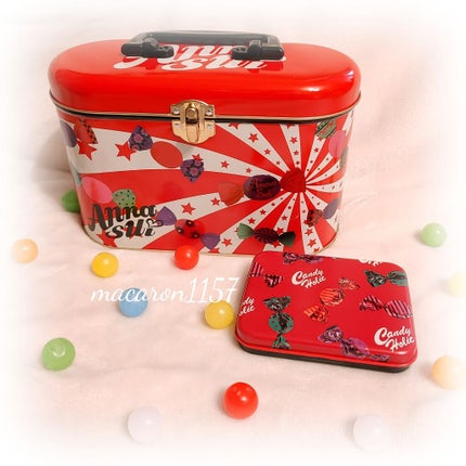 ANNA SUI メイクアップ コフレ Ⅲのクチコミ「クリスマスに購入して、そのまま使って
いなかったアナスイのメイクアップコフレ💄
♥️ポップピ.....」(1枚目)