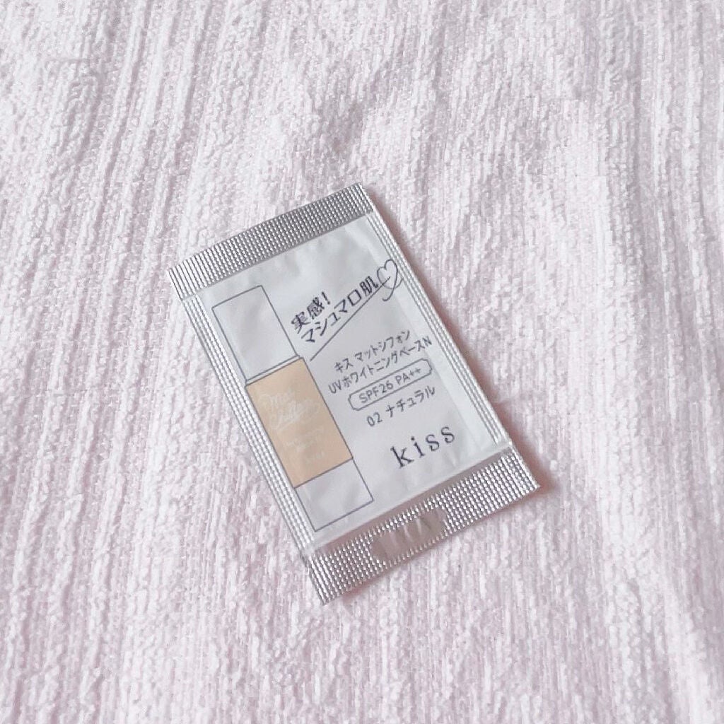 マットシフォン UVホワイトニングベースN/KiSS/化粧下地を使ったクチコミ(4枚目)