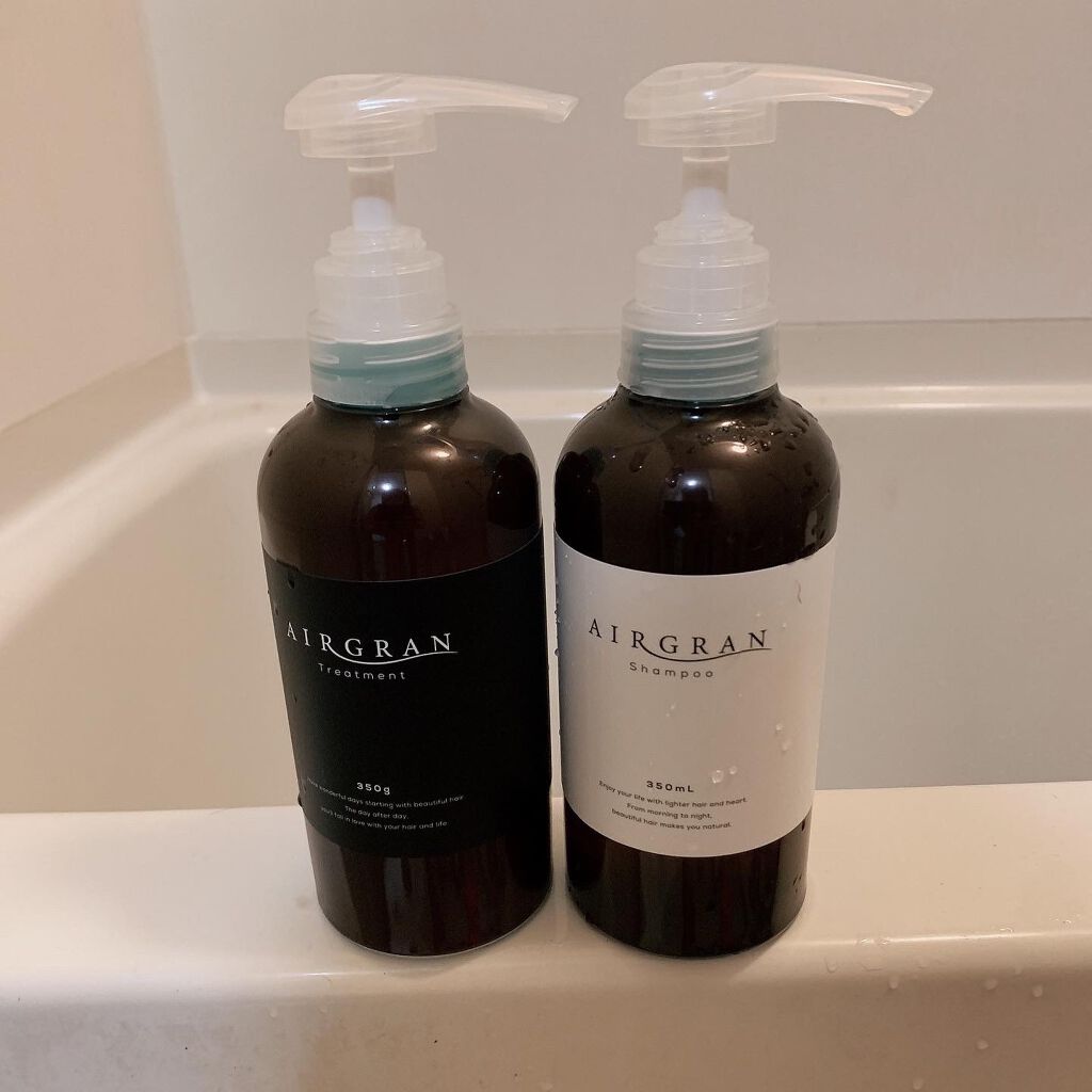ナチュラルストレートシャンプー&トリートメント/AIRGRAN/市販シャンプーを使ったクチコミ(1枚目)
