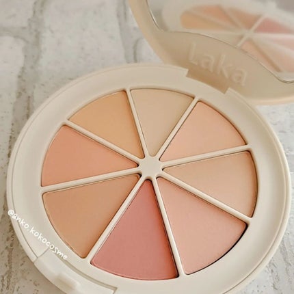 ミドルトーンアイシャドウコレクターパレット/Laka/アイシャドウパレットを使ったクチコミ(2枚目)