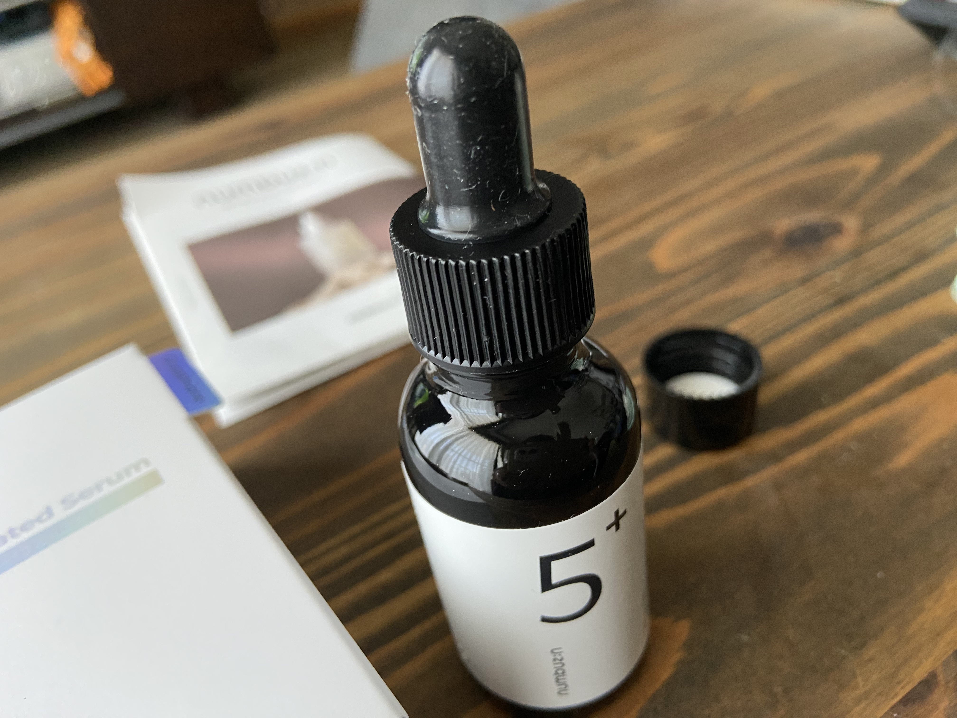 5番 白玉グルタチオンＣ美容液/numbuzin/美容液を使ったクチコミ（3枚目）