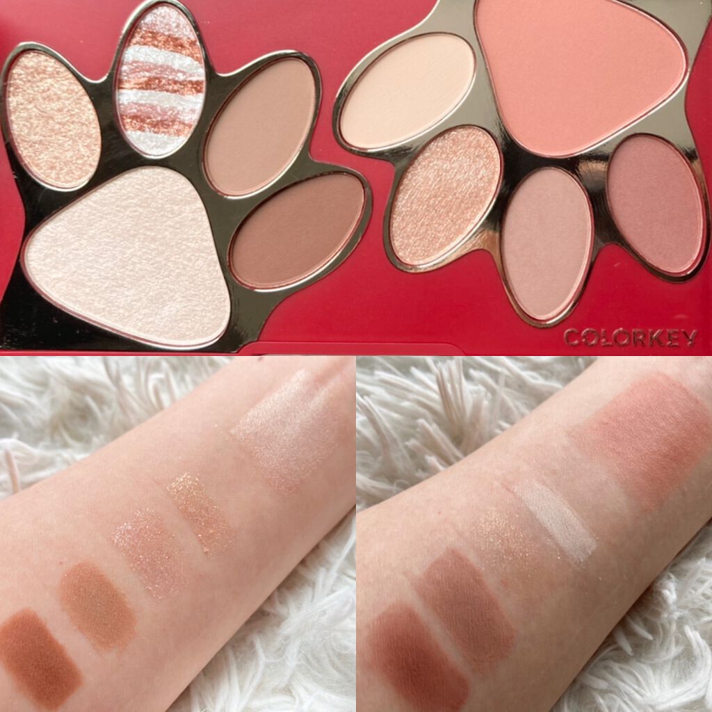 トラ十色アイシャドウパレット/COLORKEY/アイシャドウパレットを使ったクチコミ(4枚目)