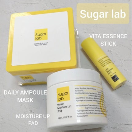 ウォーターモイスチャーアップパッド/Sugar Lab/トナーパッドを使ったクチコミ(1枚目)
