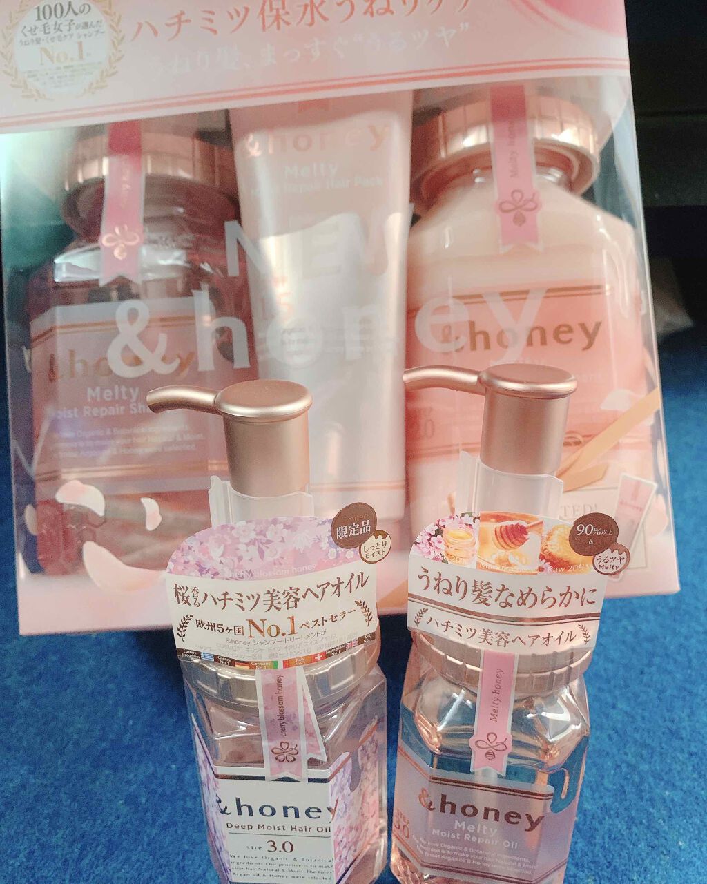 &honey Melty モイストリペア シャンプー1.0/モイストリペア ヘアトリートメント2.0/&honey/市販シャンプーを使ったクチコミ(2枚目)