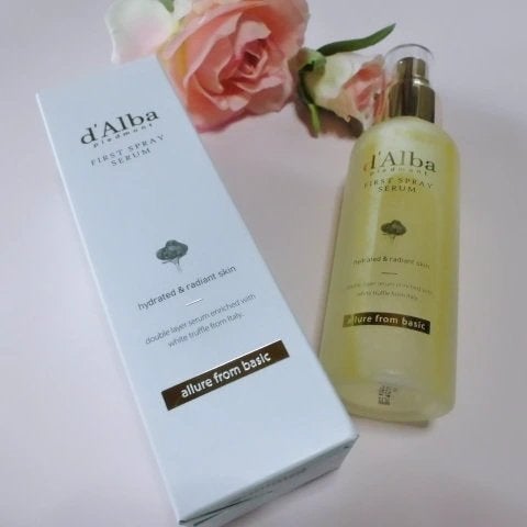 ダルバ ホワイトトリュフファーストスプレーセラム/ダルバ/ミスト状化粧水を使ったクチコミ(2枚目)