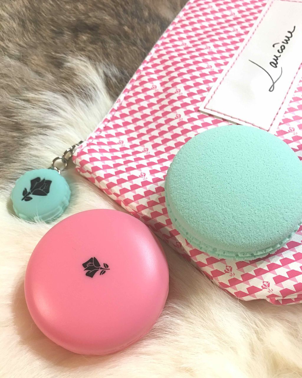 スウィートマカロン ブラッシュ&ブレンダー/LANCOME/ジェル・クリームチークを使ったクチコミ（1枚目）