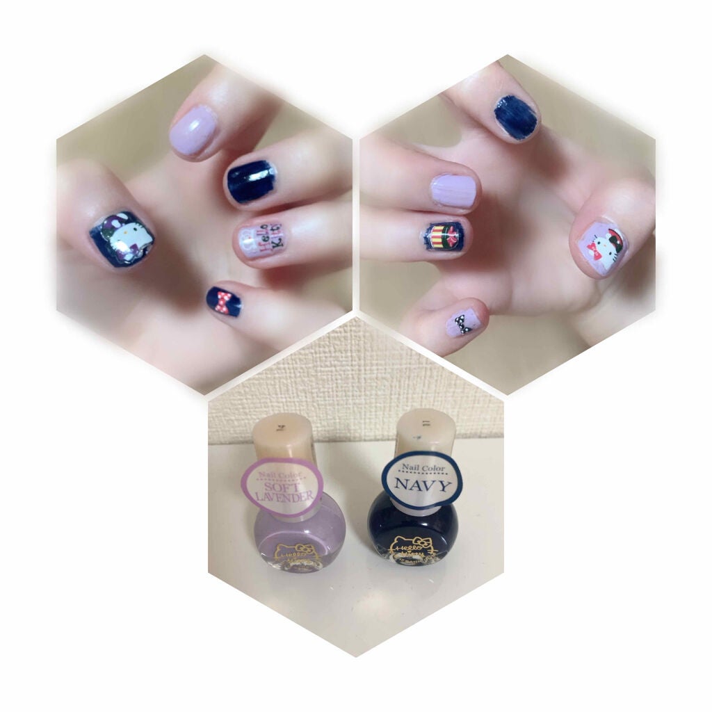 サンリオネイル/DAISO/マニキュアを使ったクチコミ(1枚目)