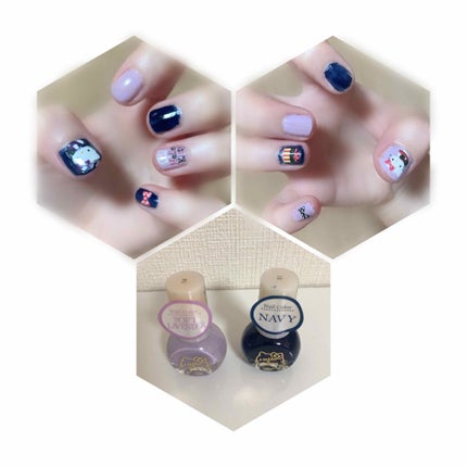 サンリオネイル/DAISO/マニキュアを使ったクチコミ(1枚目)