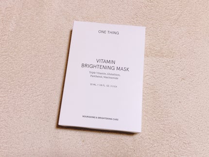 ビタミンブライトニングマスク/ONE THING/シートマスク・パックを使ったクチコミ(5枚目)