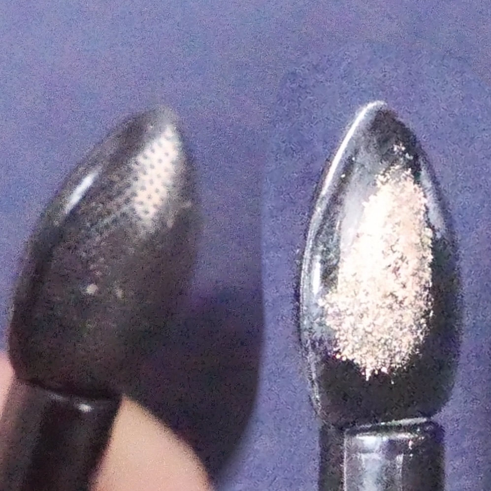 1回塗りでムラなく輝発色シリコーンチップ5本入ケース付/キャンドゥ/その他化粧小物を使ったクチコミ（3枚目）