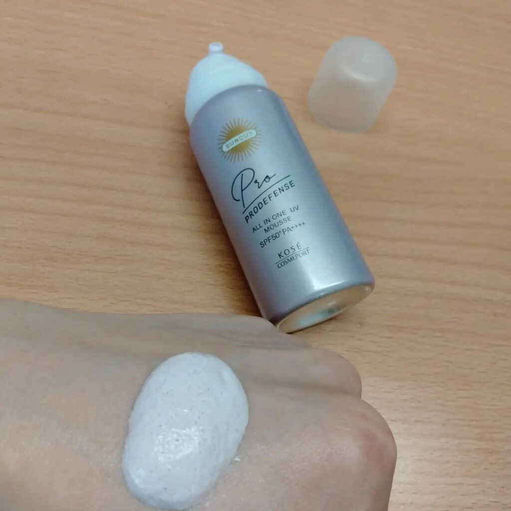プロディフェンス オールインワンUV ムース/サンカット®/日焼け止めクリームを使ったクチコミ(1枚目)